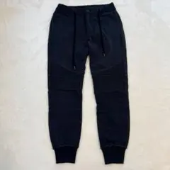 WJK バイカー コットン スウェット リブパンツ　メンズS ダークグレーのサムネイル