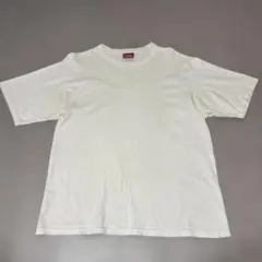 Champion チャンピオン 半袖Tシャツ無地ホワイト ワンポイント刺繍S 白