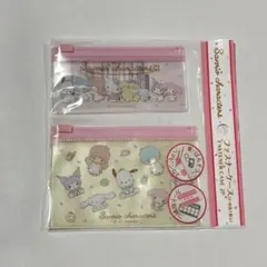 サンリオキャラクターズ　マルチケース　ファスナーケース　S/Mサイズ 2個セット