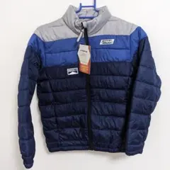 【未使用130】青系色 ファイバーダウンジャケット BRISKLY STRIVE