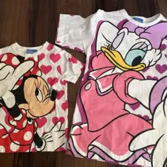 ディズニーＴシャツ親子セット　子100サイズ