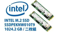 Intel インテル M.2 SSD SSDPEKNW010T9 1TB 二枚組