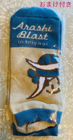 嵐 Arashi Blast in miyagi 靴下 ブルー