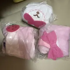 シュガーバニーズ 巾着 しろうさ ももうさ　ストロベリーうさ