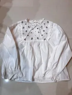 ehka sopo刺繍入りブラウス 長袖