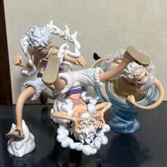 [箱付き]ワンピース　白ルフィ　3体セット　まとめ売り