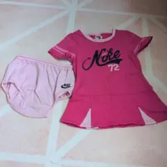 NIKE ベビー ワンピース ブルマ セット ピンクのサムネイル