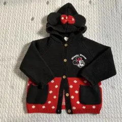 ミニーマウス ニットパーカー 110cm