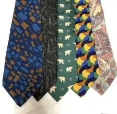 美品　ネクタイ　まとめ売り　柄物　ブランド