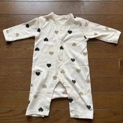 西松屋 ハート柄ロンパース プレオール60-70cm