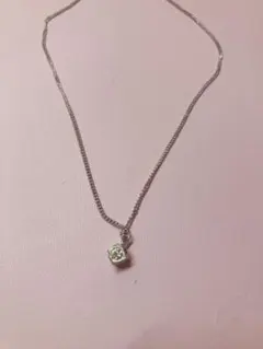 シルバーチェーンネックレス ブランド品 Dior