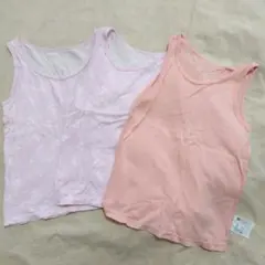 ユニクロ　コットンメッシュタンクトップ　三枚セット