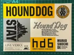 ☆HOUND DOG☆ステッカー3枚☆非売品☆未使用☆当時物☆ハウンドドッグ☆