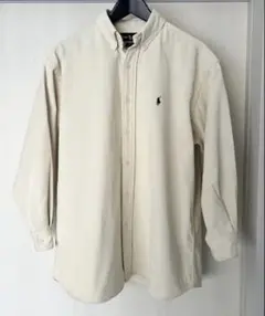 Ralph Lauren BRAKE アイボリー コーデュロイ 長袖シャツ