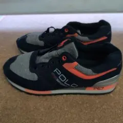 Polo Sport P67 スニーカー ネイビー/グレー/オレンジ us8