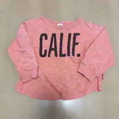 OFFICAILTEAM プリントピンクTシャツ 90サイズ