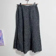 モガ　MOGA ツイードスカート マーメイド　大人綺麗め 毛混　セレモニー