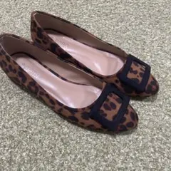 値下げ【美品】ナノユニバース ヒョウ柄パンプス　サイズ37のサムネイル