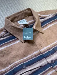 【新品タグ付】L.L.Bean シャミー・クロス・シャツ ストライプ XXL