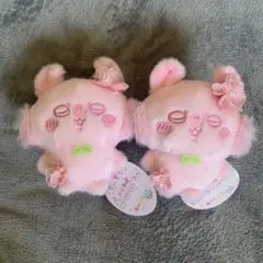 ちいかわ ぬいぱれっと　さくらいろ　マスコット　モモンガ　2体