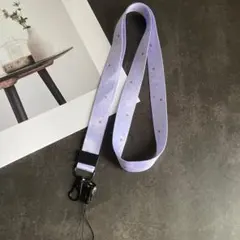 たまごっちパラダイス ネックストラップパステル パープルスマホ　IDカード