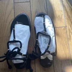 Jimmy Choo ブラックサンダル 35