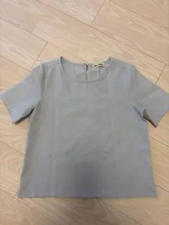 ナノユニバース/水色カットソー