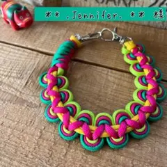 ☺︎＊*•.Jennifer.•*＊☺︎様オーダー　ハンドストラップ　パラコード