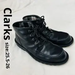 Clarks クラークス チャッカブーツ UK7 黒 レザー
