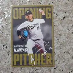 Calbeeプロ野球チップスカード　　　宮城大弥{オリックスバファローズ}