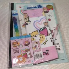(新品・未使用) スイーツフレンズ 子ども用文具セット