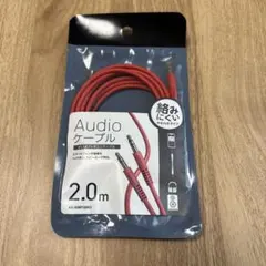 エレコム オーディオケーブル ステレオミニプラグ 2.0m 3.5mm レッド
