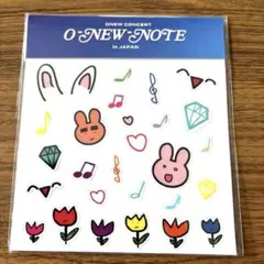 ONEW ステッカー　O-NEW-NOTE in JAPAN