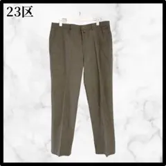 【フォロー割あり❗❗】23区 ストライプ スラックス 大きいサイズ 50 サイズ