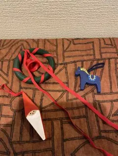 ＊キト様専用＊ スウェーデン製オーナメント干支飾りダーラナホース　1点1540円