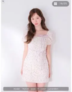 エムミーエメ Fleur chiffon slit long onepiece - メルカリ