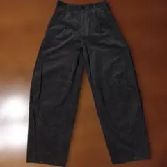 gu コーデュロイバレルレッグパンツ