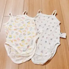 【２着セット】ユニクロ ベビー 肌着 70 綿100%