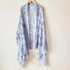 altea 刺繍 大判ストール コットンシルク 羽織りのサムネイル