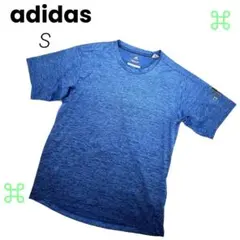 adidas FREELIFT トレーニングTシャツSブルー CLIMALITE