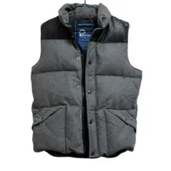 Penfield ダウンベスト Edifice 15周年記念 ウール牛革ヨークs