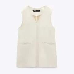 ZARA ザラ フェイクスエードベスト