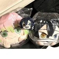 鬼滅の刃 もちころクッション でかころりん ぬいぐるみ 伊黒小芭内 甘露寺蜜璃