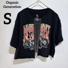 Organic Generation 【S】半袖Tシャツ ブラック グラフィック