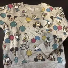 Disney ミッキー 100周年　トレーナー 120 zara 着用1回