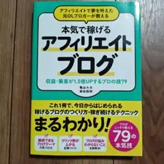 本気で稼げるアフィリエイトブログ 亀山ルカ 染谷昌利
