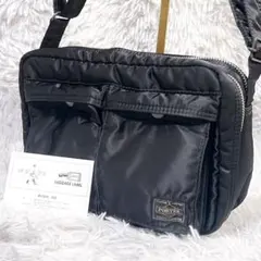 ☆ほぼ新品☆【ポーター】タンカー　ショルダーバッグ S 2層　ワンショルダー　黒