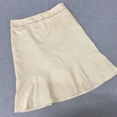 i554＊ バーバリーブルーレーベル フレア スカート サイズ36 ベージュ