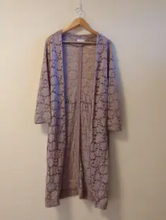 Darich　ダーリッチ　ロングカーディガン　ガウン　ピンク　サイズフリー