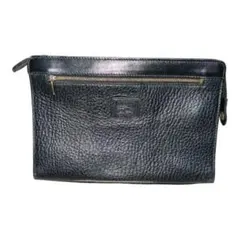 ヴィンテージ Burberrys（バーバリーズ）レザー　シボ革 クラッチバッグ